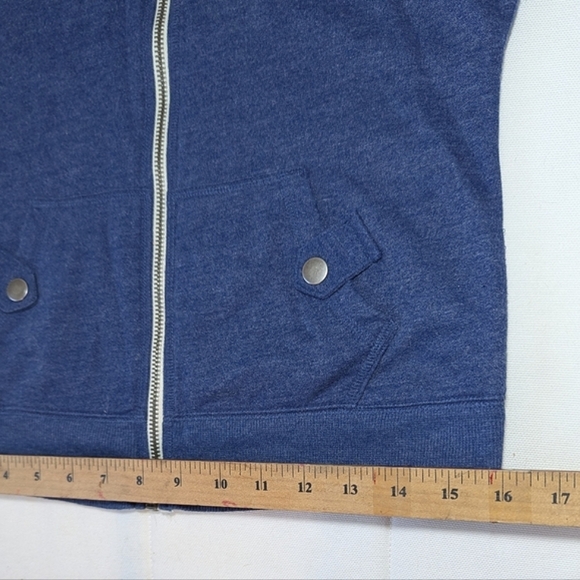 Y2K 3/4 Sleeve Zip Up Sweater - Picture 7 of 8